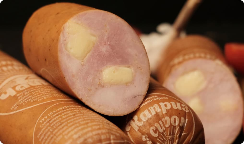 Ковбаса КАПРИЗ З СИРОМ