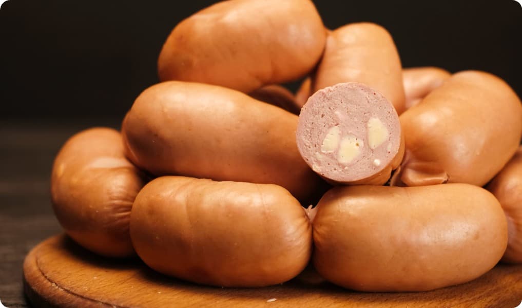 сардельки мозаїка